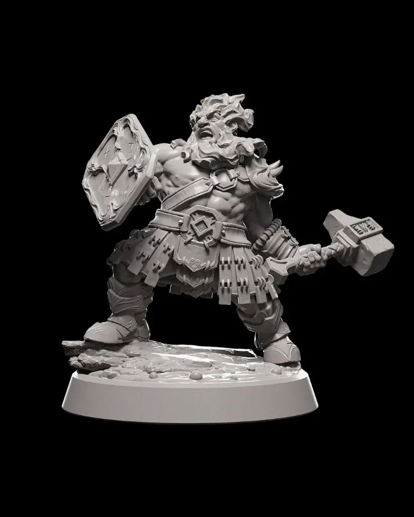 [Ice and Fire] Fire Soldier Male (32mm)
