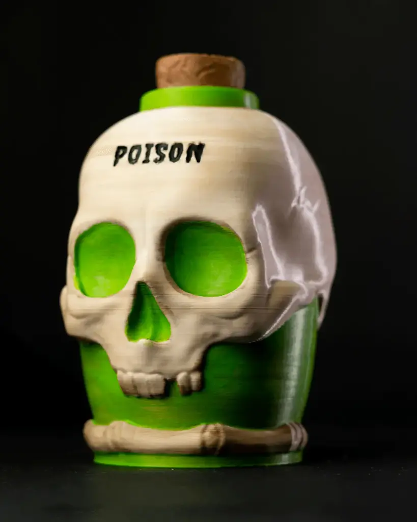 [STLFlix] Skull potion bottle
