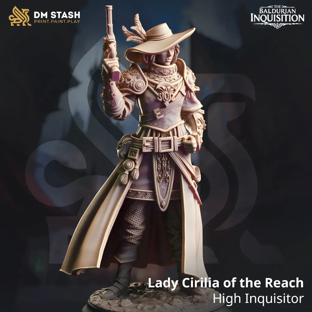 [The Baldurian Inquisition] Lady Cirilia of the Reach (32mm)