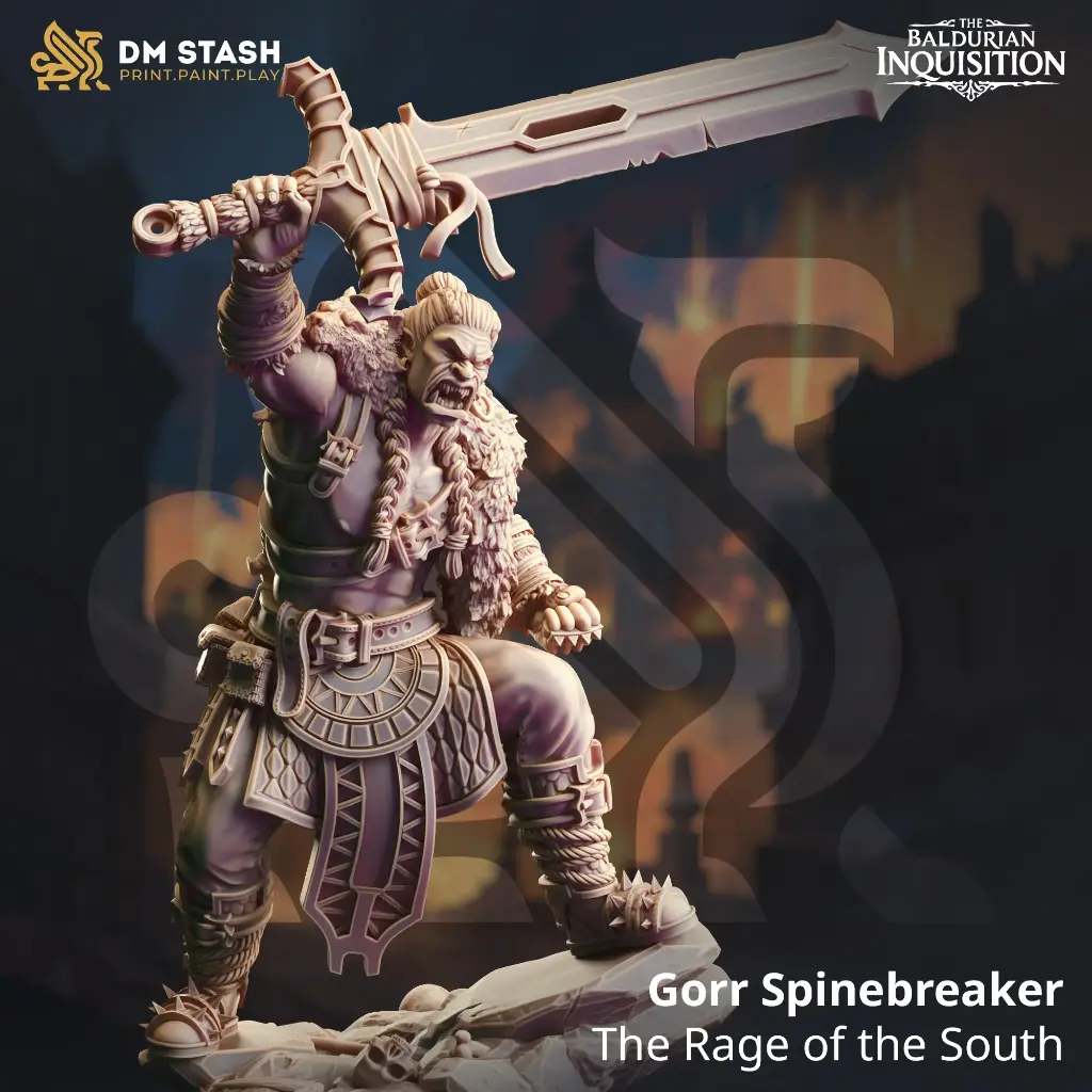 [The Baldurian Inquisition] Gorr Spinebreaker  (32mm)