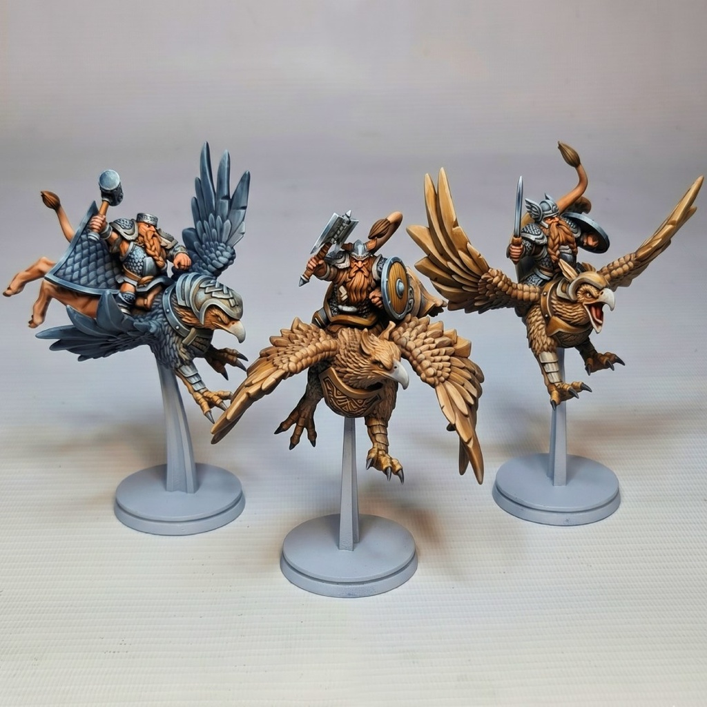 Dwarven Gryphon Riders (Trilogy)