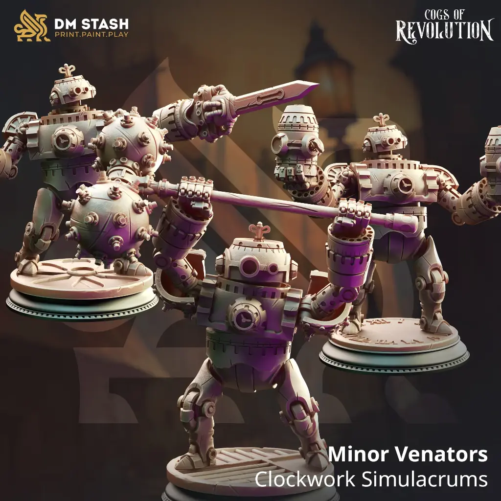 [Cogs of Revolution] Minor Venators - Clockwork Simulacrums (32mm)