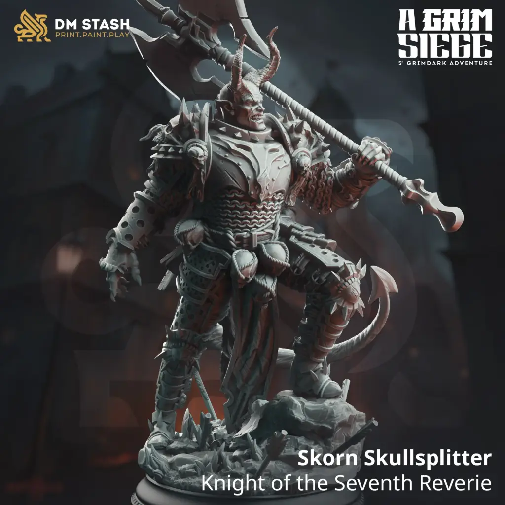 [A Grim Siege] Skorn Skullsplitter (32mm)