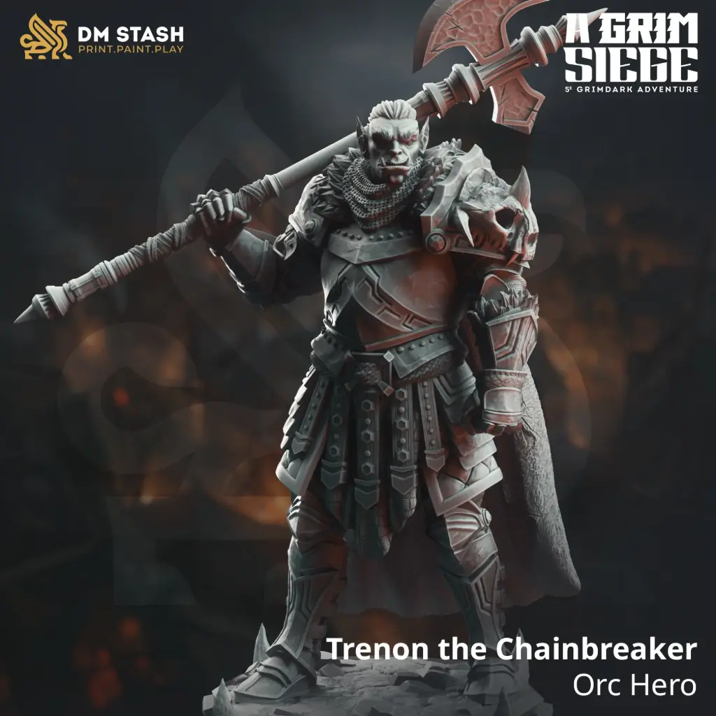 [A Grim Siege] Trenon the Chainbreaker (32mm)