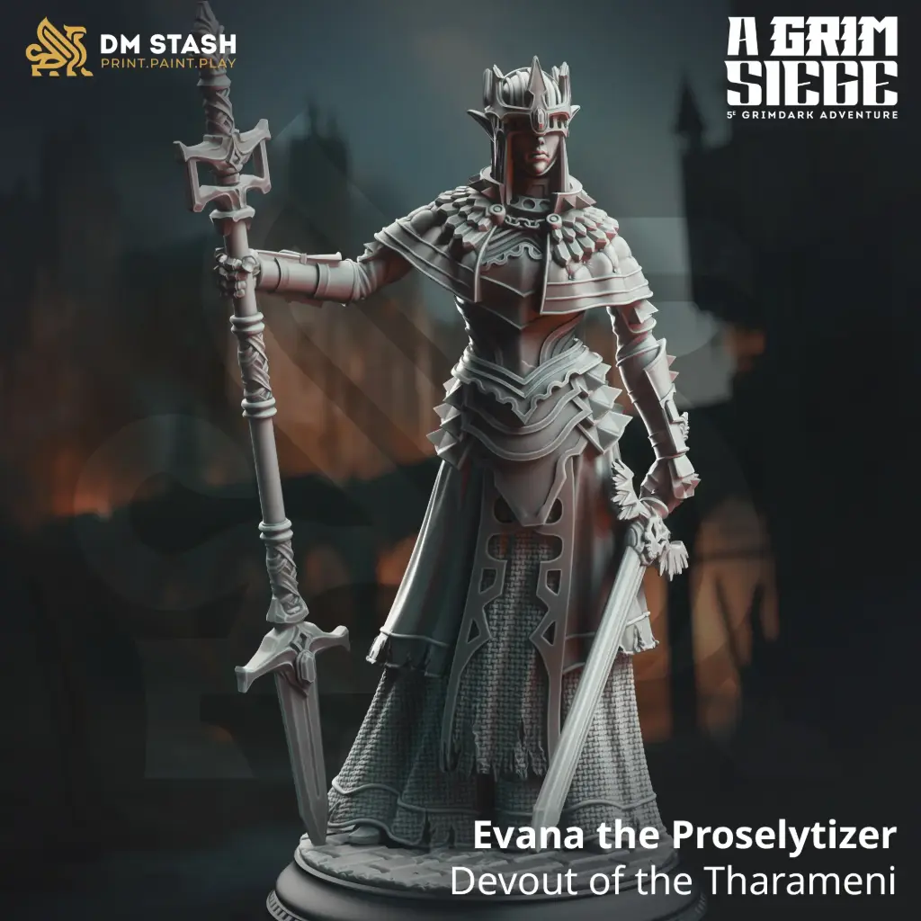 [A Grim Siege] Evana the Proselytizer (32mm)
