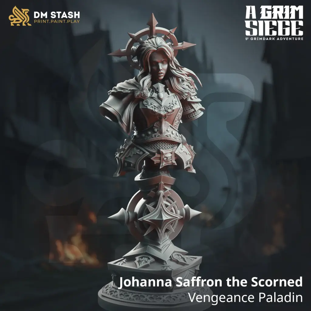 [A Grim Siege] Johanna Saffron (32mm)