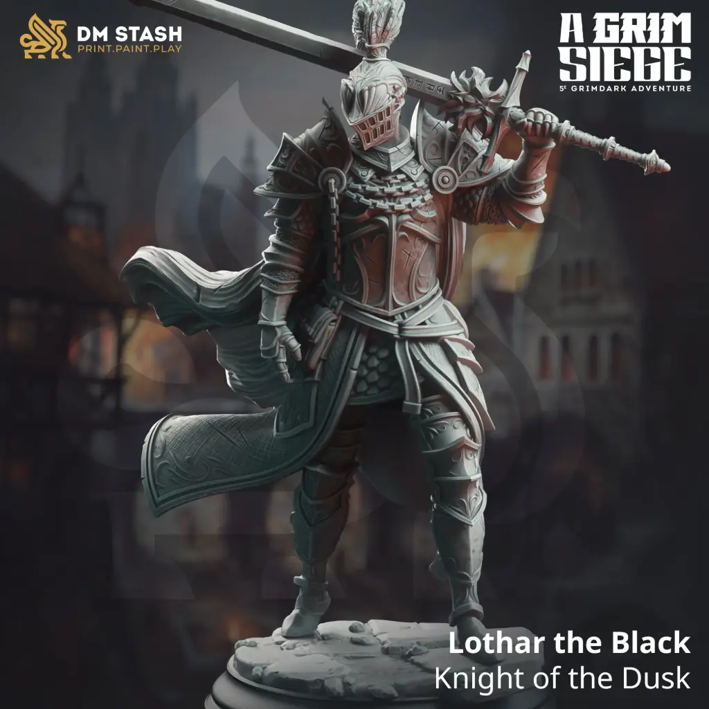 [A Grim Siege] Lothar the Black (32mm)