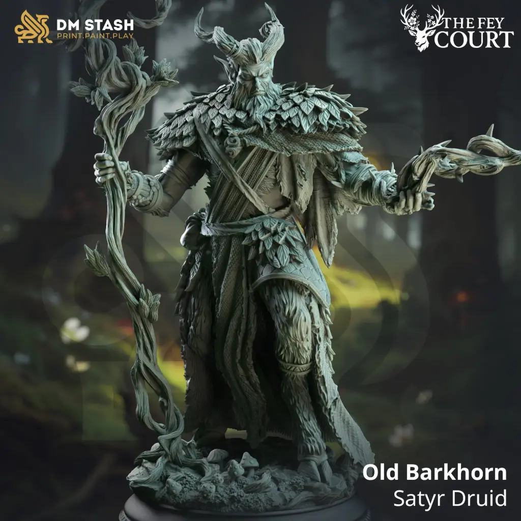 [The Fey Court] Old Barkhorn (32mm)