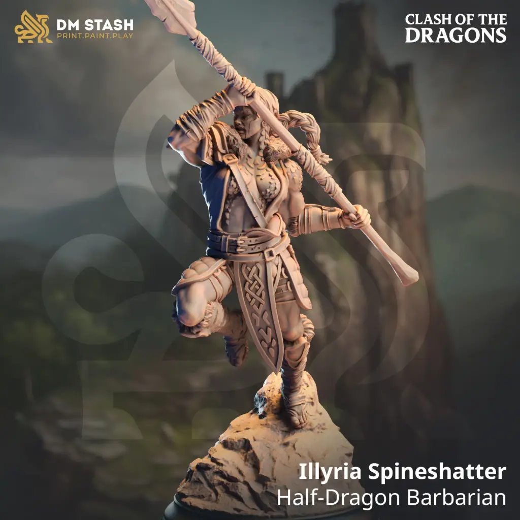 [Clash of the Dragons] Illyria Spineshatter (32mm)