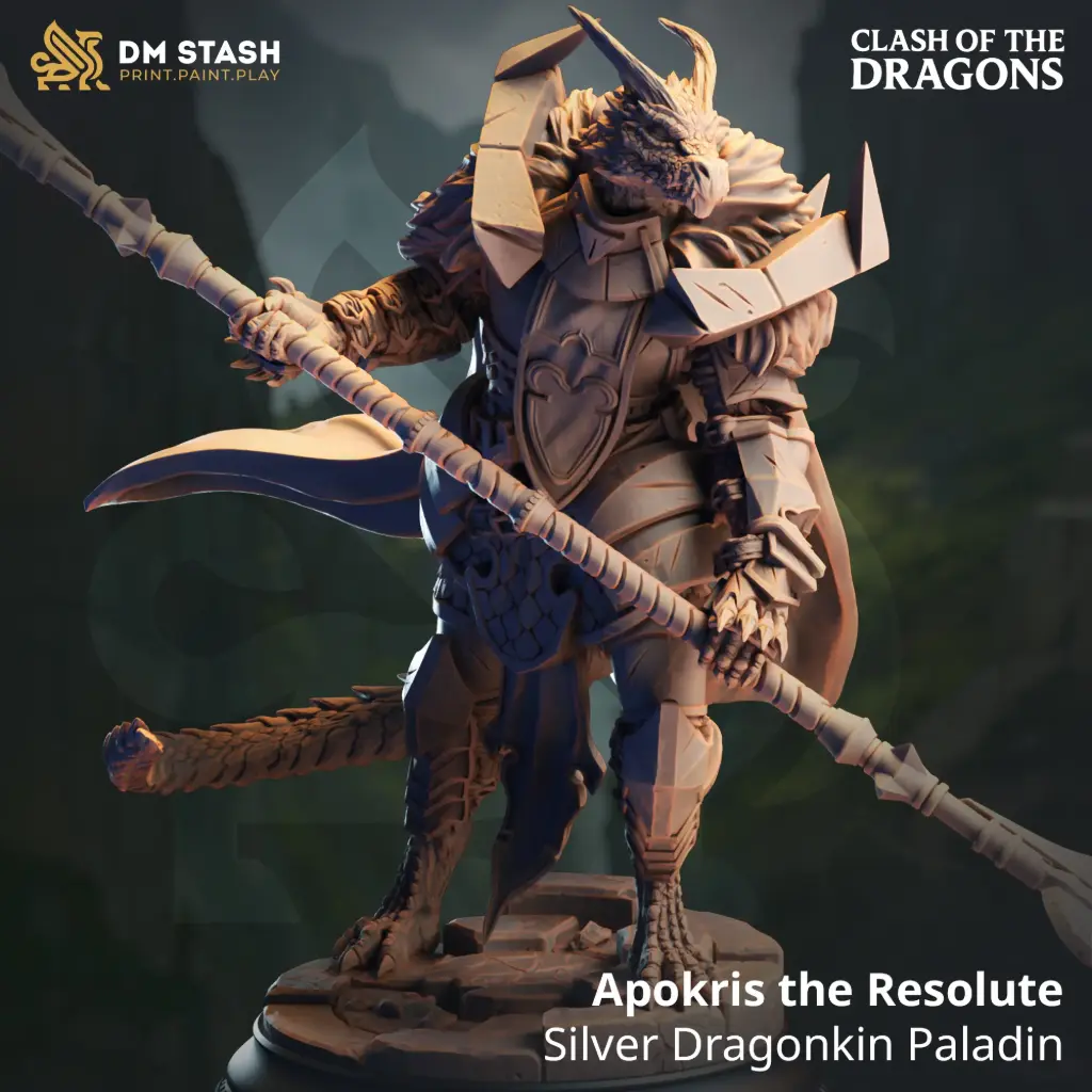 [Clash of the Dragons] Apokris the Resolute (32mm)