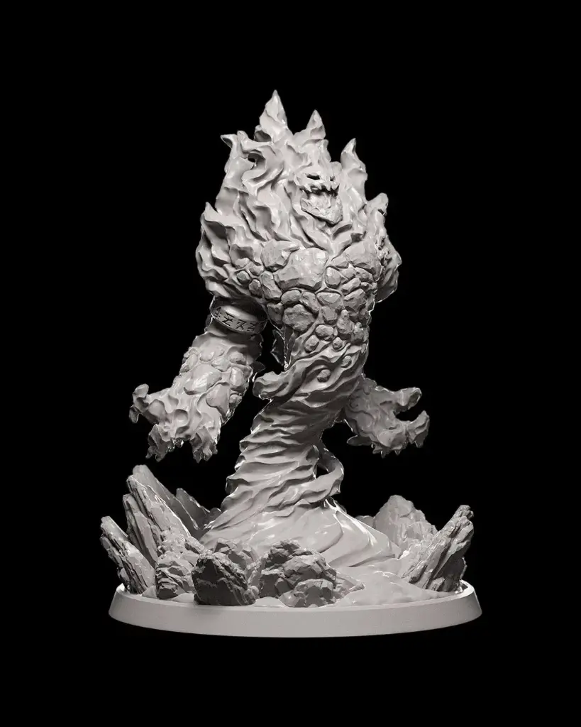 [Ice and Fire] Fire Elemental (32mm)