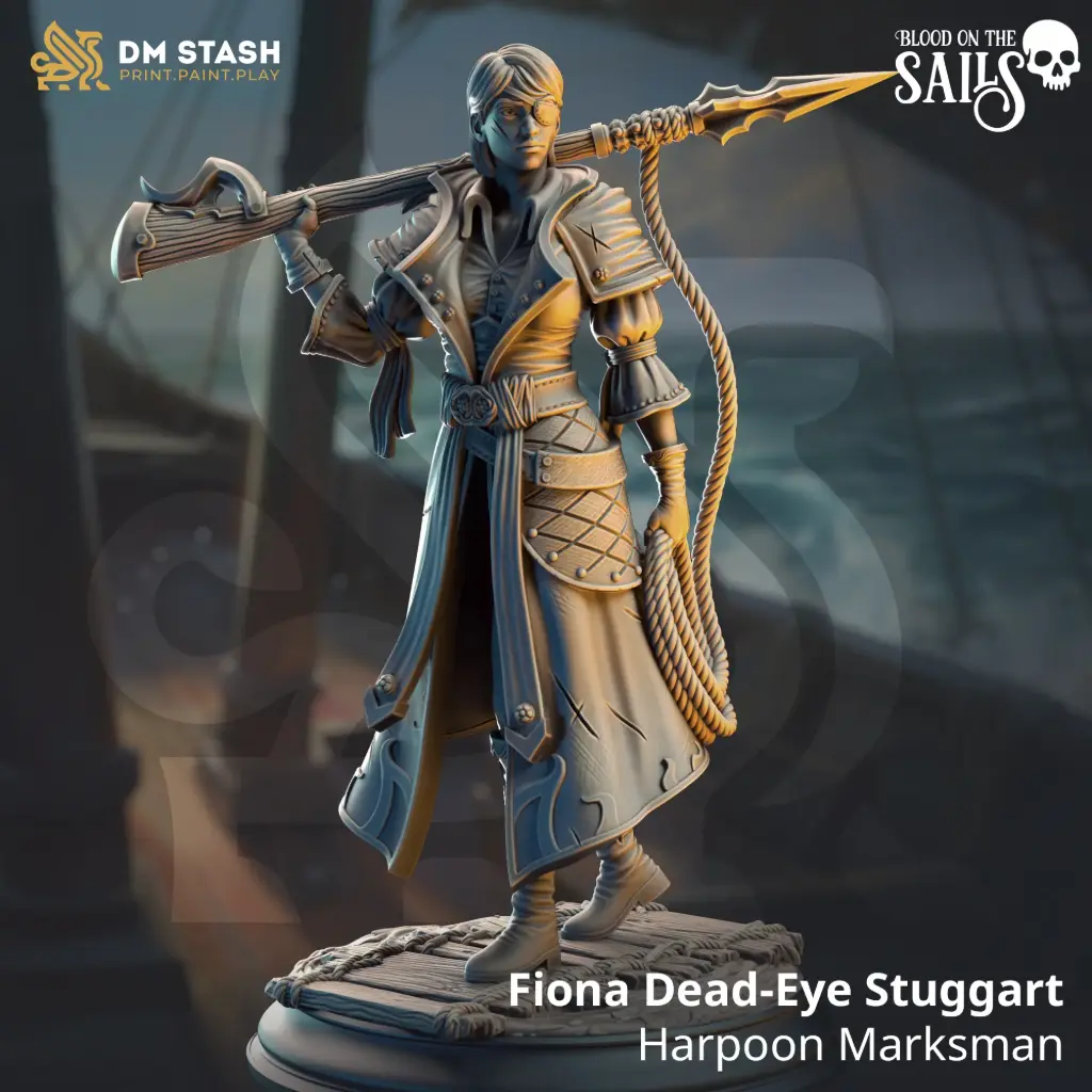 [Blood on the Sails] Fiona "Dead-Eye" Stuttgart (32mm)