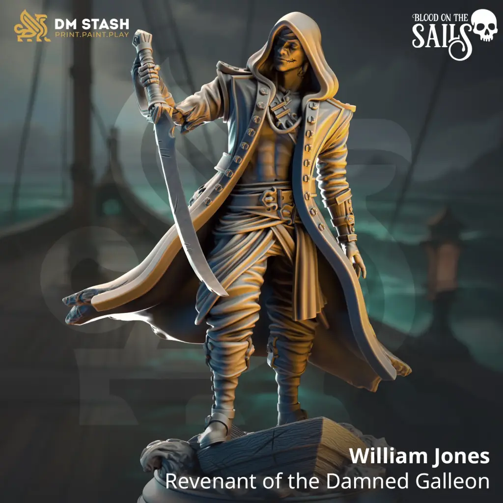[Blood on the Sails] William Jones (32mm)