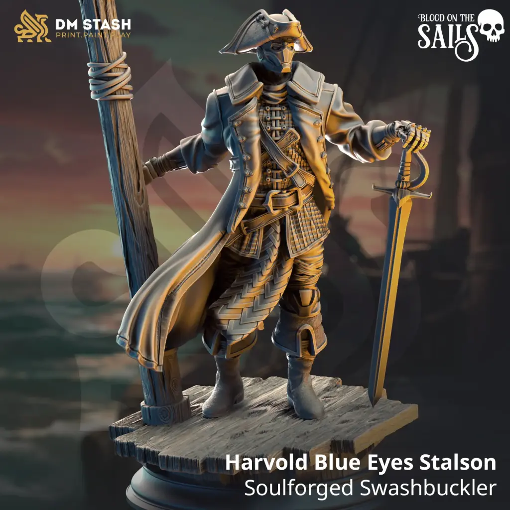 [Blood on the Sails] Harvold "Blue Eyes" Stalson (32mm)