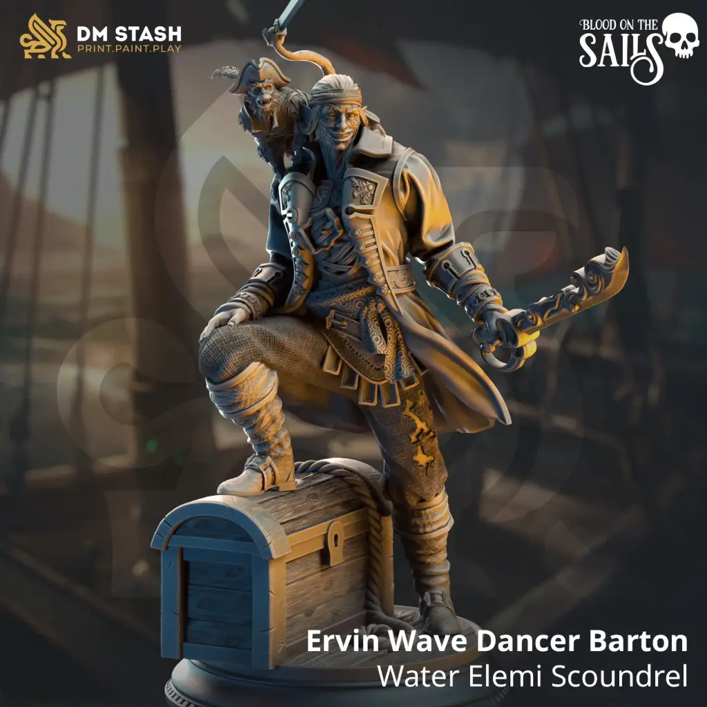 [Blood on the Sails] Ervin "Wave Dancer" Barton (32mm)