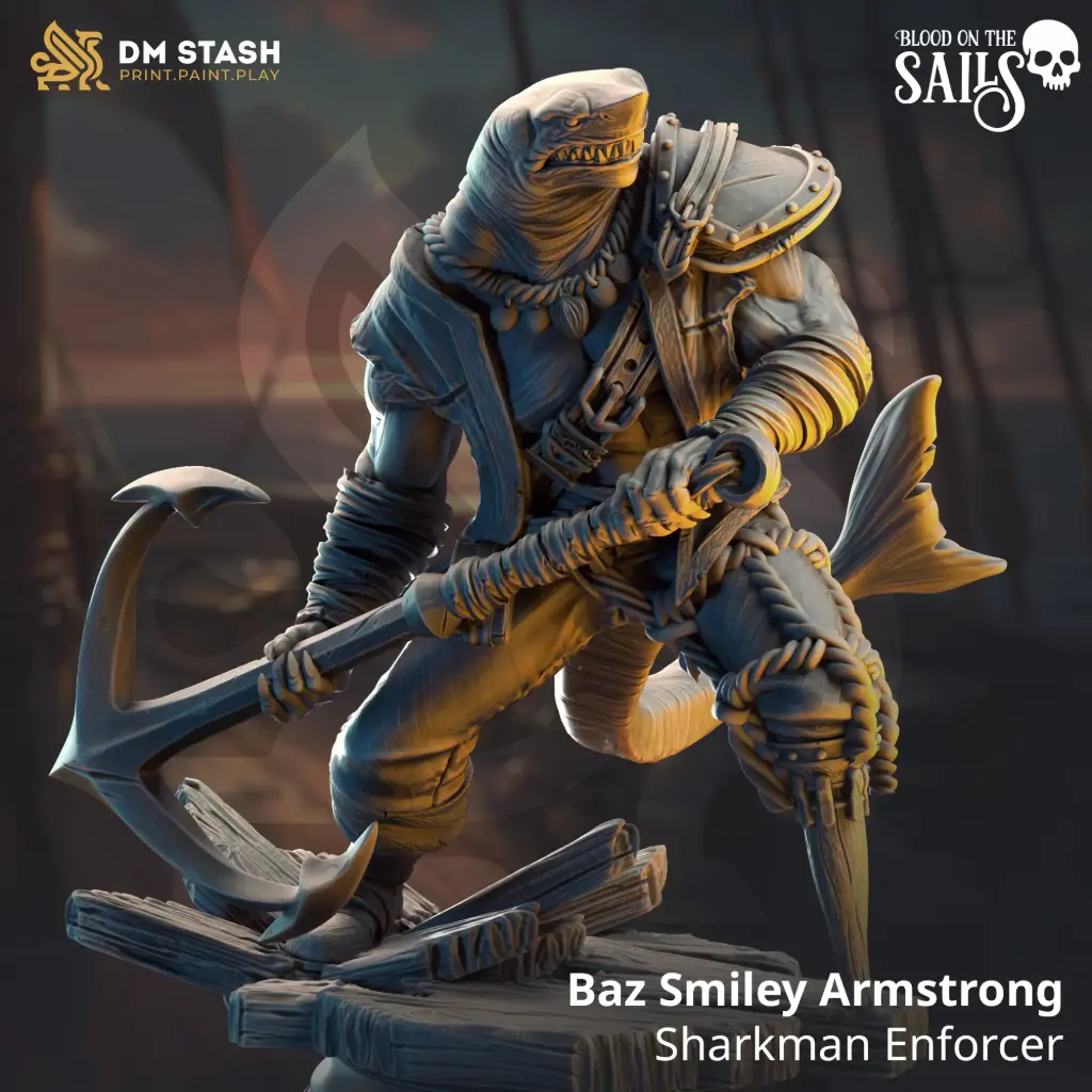 [Blood on the Sails] Baz "Smiley" Armstrong (32mm)