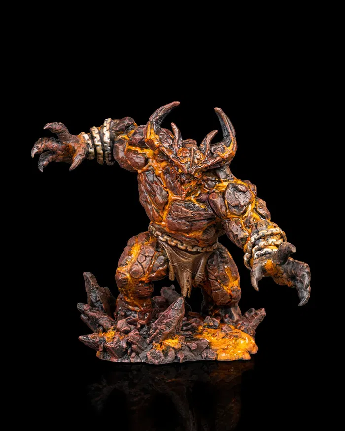 [Gaggle of Golems] Magma Golem (32mm)