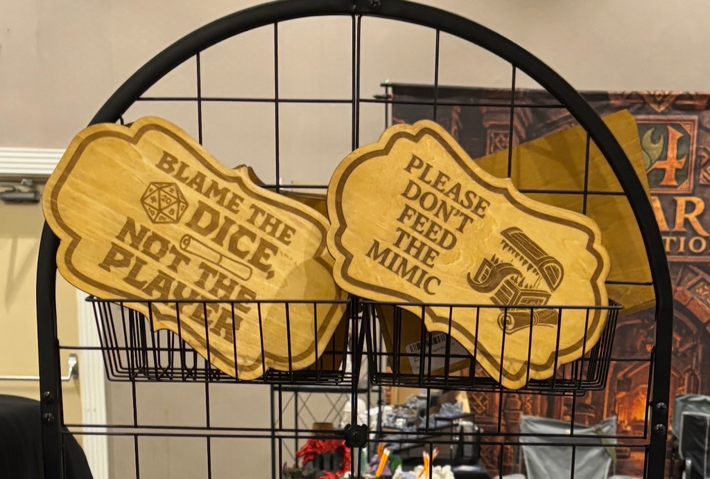 [signs] Gaming Wall Signs (Blame the Dice not the Player)
